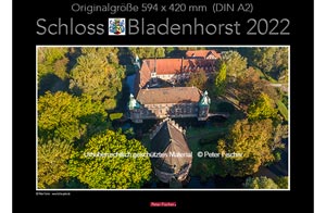Titelblatt des Kalenders 2022 über Schloss Bladenhorst