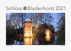 Titelblatt des Kalenders 2021 über Schloss Bladenhorst