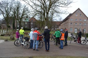 Foto anläßlich der "5-Schlösser-Radtour&quott am 04.03.2017
