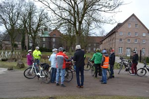 Foto anläßlich der "5-Schlösser-Radtour&quott am 04.03.2017