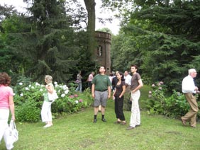 Besuch der Jaguar Association Germany e. V., Sektion Westfalen, anläßlich einer touristischen Rundfahrt.