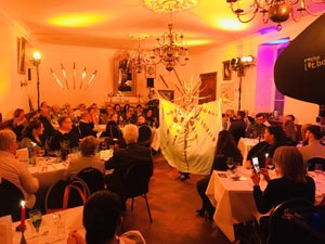 Foto vom Tatort-Dinner auf Schloss Bladenhorst am 17.12.2022