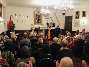 Foto vom Literarischen und musikalischen Abend auf Schloss Bladenhorstt am 08.11.2025