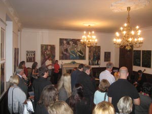 Ausstellungseröffung von Bela Bartels auf Schloss Bladenhorst am 09.09.2011