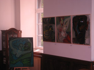 Ausstellungseröffung von Bela Bartels auf Schloss Bladenhorst am 09.09.2011