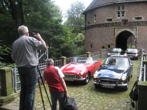 Fotoshooting auf Schloss Bladenhorst am 25.08.2012